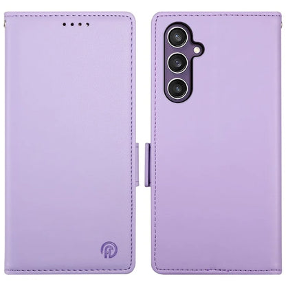 DF-010 For Samsung Galaxy S23 FE Case Drop Protection PU Leather Stand Phone Cover