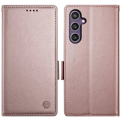 DF-010 For Samsung Galaxy S23 FE Case Drop Protection PU Leather Stand Phone Cover