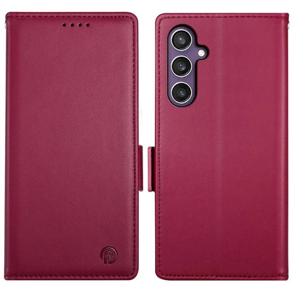 DF-010 For Samsung Galaxy S23 FE Case Drop Protection PU Leather Stand Phone Cover