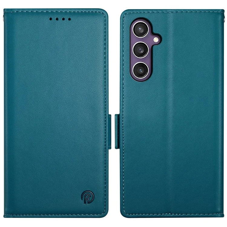 DF-010 For Samsung Galaxy S23 FE Case Drop Protection PU Leather Stand Phone Cover