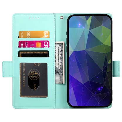 DF-010 For Samsung Galaxy S23 FE Case Drop Protection PU Leather Stand Phone Cover