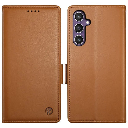 DF-010 For Samsung Galaxy S23 FE Case Drop Protection PU Leather Stand Phone Cover