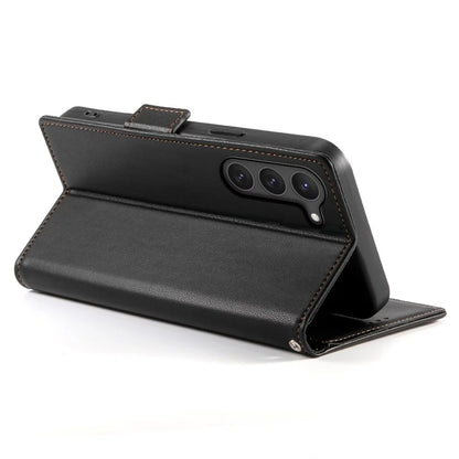 DF-010 For Samsung Galaxy S23 Case Solid Color PU Leather Wallet Stand Phone Cover