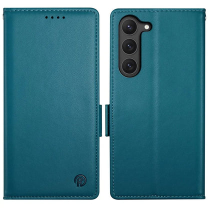 DF-010 For Samsung Galaxy S23 Case Solid Color PU Leather Wallet Stand Phone Cover