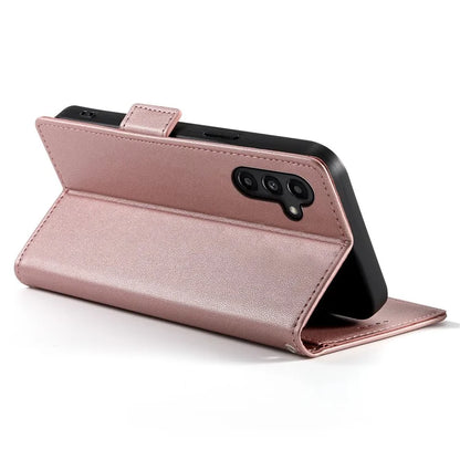 DF-010 For Samsung Galaxy A14 5G / A14 4G Stand Case Anti-Scratch Leather Phone Cover
