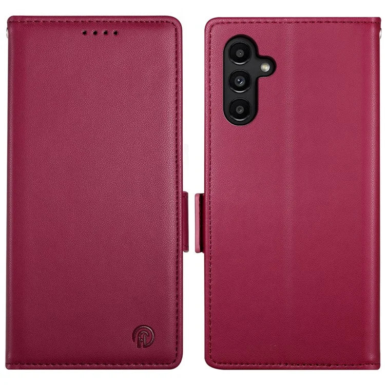 DF-010 For Samsung Galaxy A14 5G / A14 4G Stand Case Anti-Scratch Leather Phone Cover