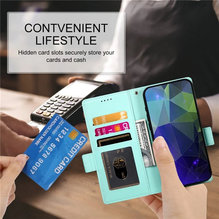 DF-010 For Samsung Galaxy A14 5G / A14 4G Stand Case Anti-Scratch Leather Phone Cover