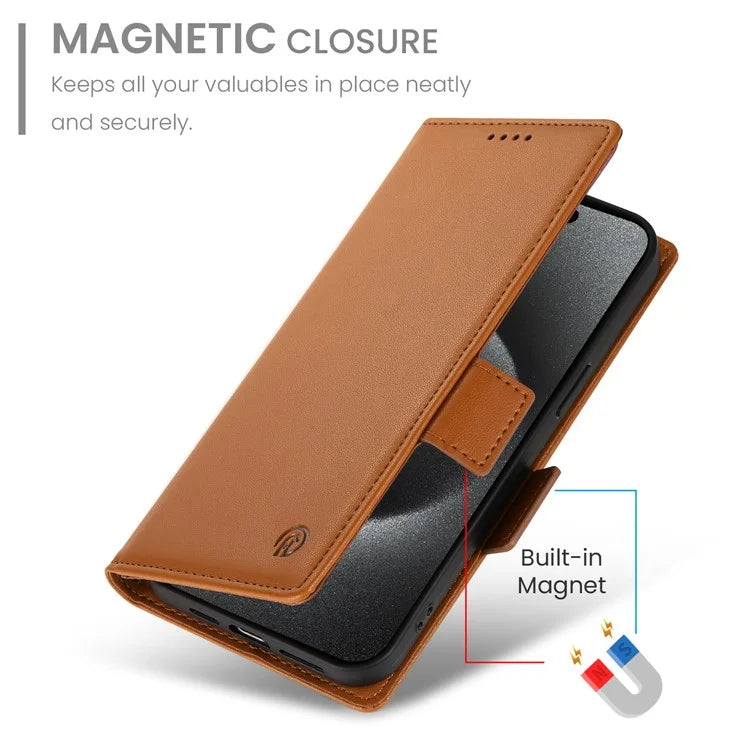 DF-010 For Samsung Galaxy A14 5G / A14 4G Stand Case Anti-Scratch Leather Phone Cover