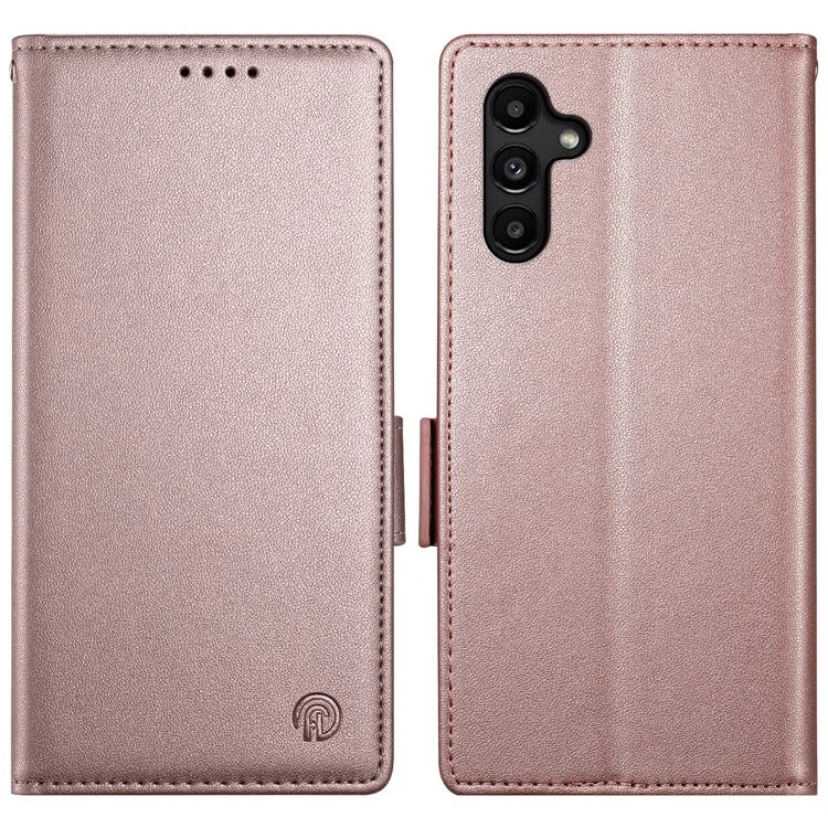 DF-010 For Samsung Galaxy A15 4G / 5G Case Anti-Scratch PU Leather Full Protection Cell Phone Cover