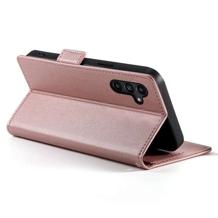 DF-010 For Samsung Galaxy A15 4G / 5G Case Anti-Scratch PU Leather Full Protection Cell Phone Cover