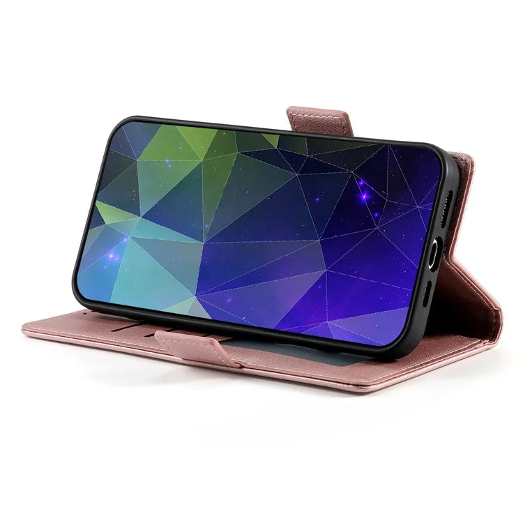 DF-010 For Samsung Galaxy A15 4G / 5G Case Anti-Scratch PU Leather Full Protection Cell Phone Cover