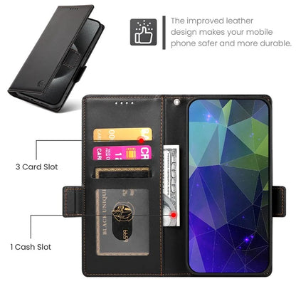 DF-010 For Samsung Galaxy A15 4G / 5G Case Anti-Scratch PU Leather Full Protection Cell Phone Cover
