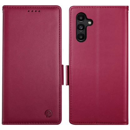 DF-010 For Samsung Galaxy A15 4G / 5G Case Anti-Scratch PU Leather Full Protection Cell Phone Cover