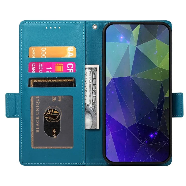 DF-010 For Samsung Galaxy A15 4G / 5G Case Anti-Scratch PU Leather Full Protection Cell Phone Cover