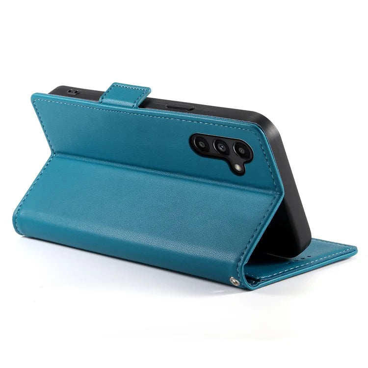 DF-010 For Samsung Galaxy A15 4G / 5G Case Anti-Scratch PU Leather Full Protection Cell Phone Cover