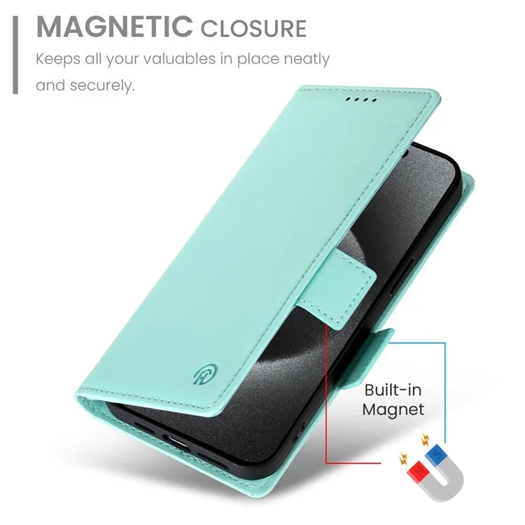 DF-010 For Samsung Galaxy A15 4G / 5G Case Anti-Scratch PU Leather Full Protection Cell Phone Cover