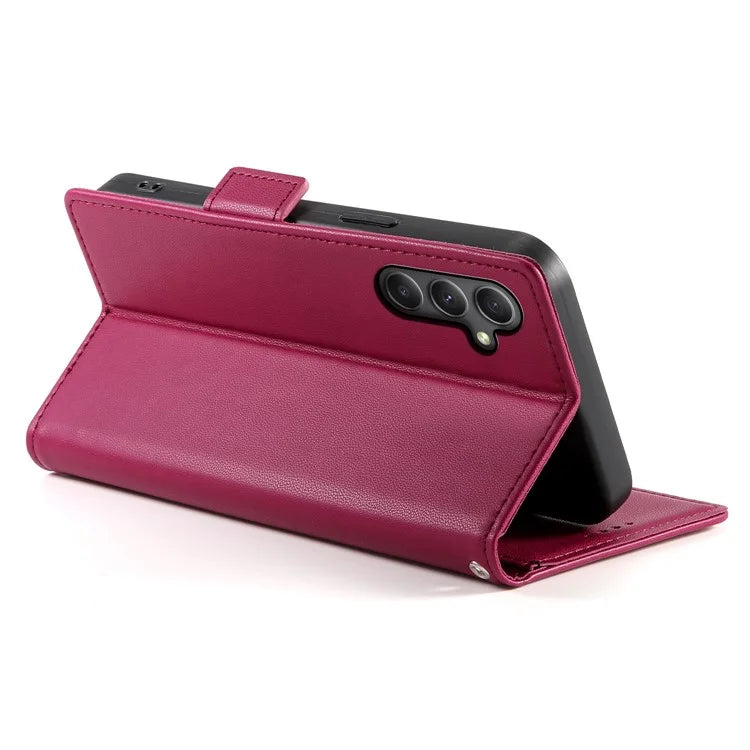 DF-010 For Samsung Galaxy A34 5G Case PU Leather Wallet Stand Phone Cover