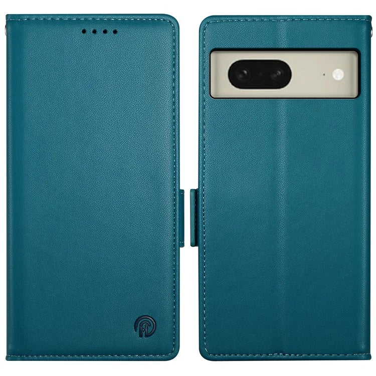 DF-010 For Google Pixel 8 Case Side Clasps PU Leather Full Protection Phone Cover