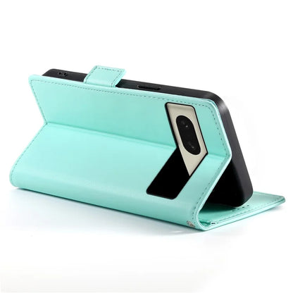 DF-010 For Google Pixel 8 Case Side Clasps PU Leather Full Protection Phone Cover