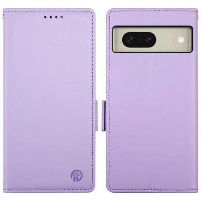 DF-010 For Google Pixel 8 Case Side Clasps PU Leather Full Protection Phone Cover