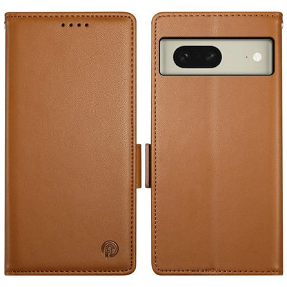 DF-010 For Google Pixel 8 Case Side Clasps PU Leather Full Protection Phone Cover