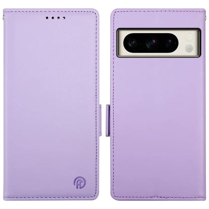 DF-010 For Google Pixel 8 Pro Mobile Phone Case Side Magnetic Clasps Leather Stand Phone Cover