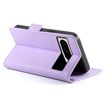 DF-010 For Google Pixel 8 Pro Mobile Phone Case Side Magnetic Clasps Leather Stand Phone Cover