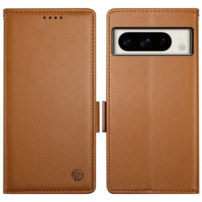 DF-010 For Google Pixel 8 Pro Mobile Phone Case Side Magnetic Clasps Leather Stand Phone Cover