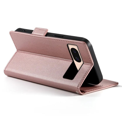 DF-010 For Google Pixel 8a Case PU Leather Wallet Stand Phone Cover