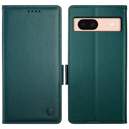 DF-010 For Google Pixel 8a Case PU Leather Wallet Stand Phone Coverish Green