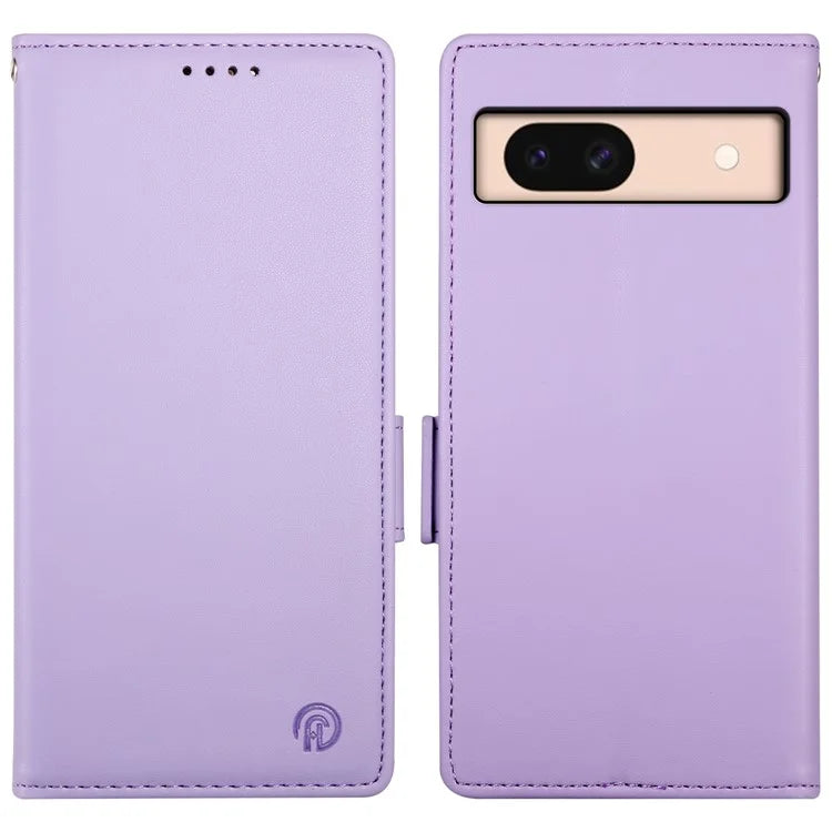DF-010 For Google Pixel 8a Case PU Leather Wallet Stand Phone Cover