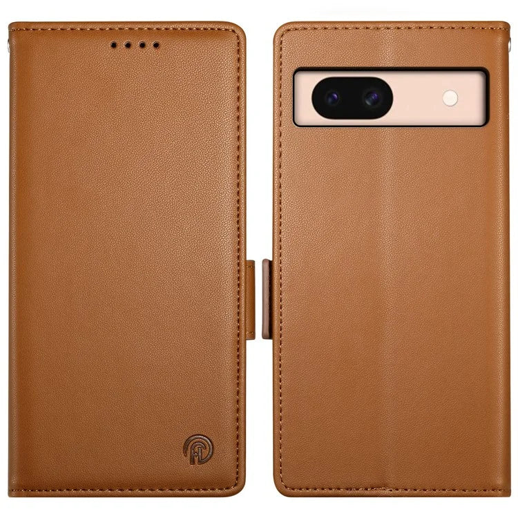 DF-010 For Google Pixel 8a Case PU Leather Wallet Stand Phone Cover