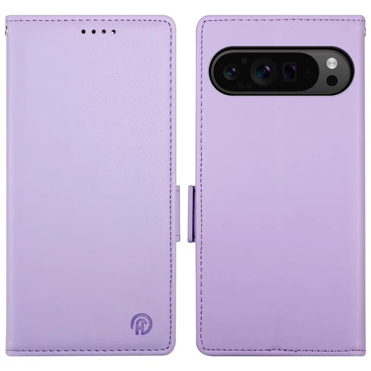 DF-010 For Google Pixel 9 Pro XL Case PU Leather Wallet Stand Phone Cover