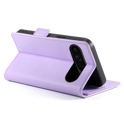 DF-010 For Google Pixel 9 Pro XL Case PU Leather Wallet Stand Phone Cover