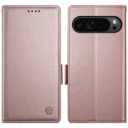 DF-010 For Google Pixel 9 Pro XL Case PU Leather Wallet Stand Phone Cover