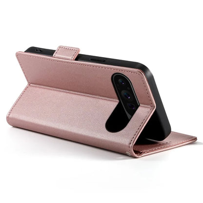 DF-010 For Google Pixel 9 Pro XL Case PU Leather Wallet Stand Phone Cover