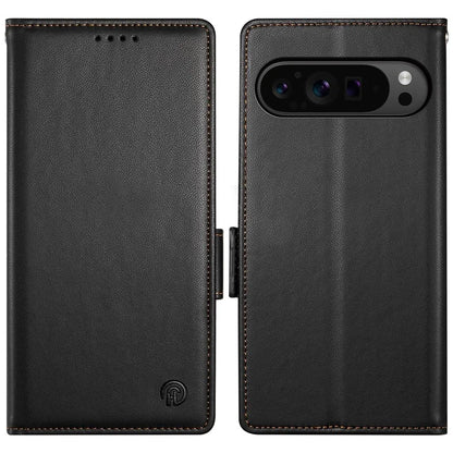 DF-010 For Google Pixel 9 Pro XL Case PU Leather Wallet Stand Phone Cover