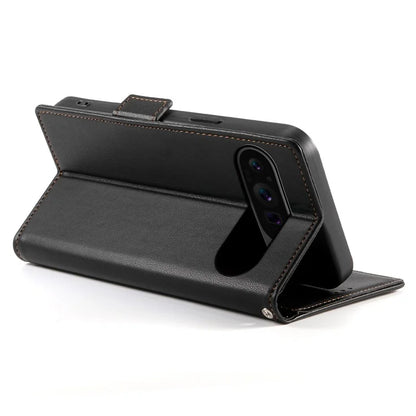 DF-010 For Google Pixel 9 Pro XL Case PU Leather Wallet Stand Phone Cover