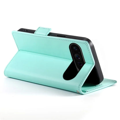 DF-010 For Google Pixel 9 Pro XL Case PU Leather Wallet Stand Phone Cover