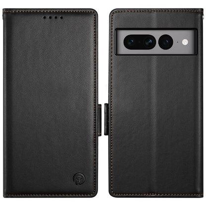 DF-010 For Google Pixel 7 Pro 5G Case Wallet Leather Phone Cover Flip Stand View Magnetic Protect