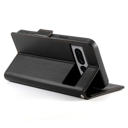 DF-010 For Google Pixel 7 Pro 5G Case Wallet Leather Phone Cover Flip Stand View Magnetic Protect