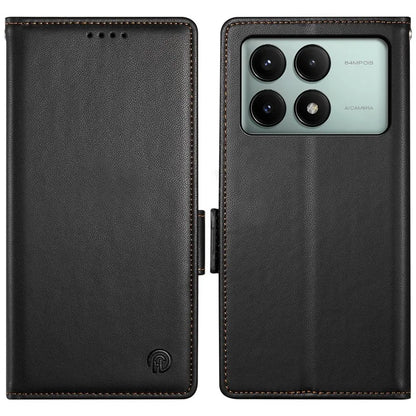 DF-010 For Xiaomi Redmi K70E 5G / Poco X6 Pro 5G Case Wallet Leather Phone Cover
