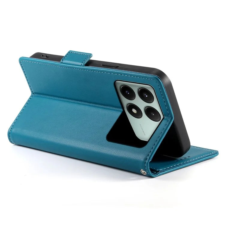 DF-010 For Xiaomi Redmi K70E 5G / Poco X6 Pro 5G Case Wallet Leather Phone Cover
