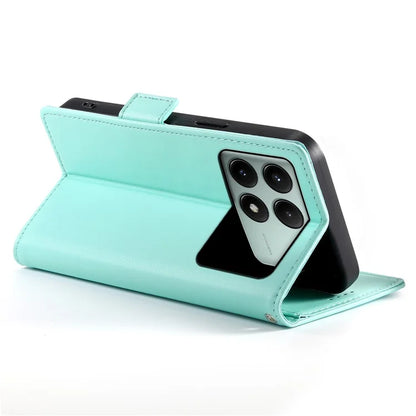 DF-010 For Xiaomi Redmi K70E 5G / Poco X6 Pro 5G Case Wallet Leather Phone Cover