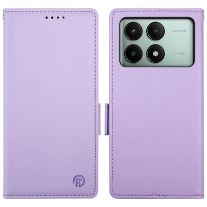 DF-010 For Xiaomi Redmi K70E 5G / Poco X6 Pro 5G Case Wallet Leather Phone Cover