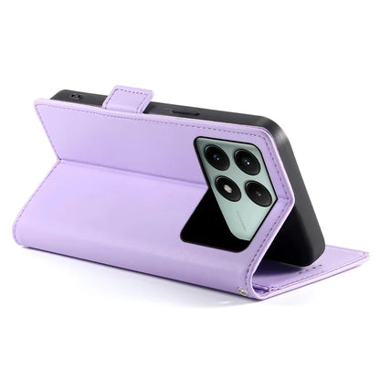DF-010 For Xiaomi Redmi K70E 5G / Poco X6 Pro 5G Case Wallet Leather Phone Cover