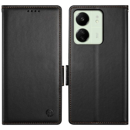 DF-010 For Xiaomi Redmi 13C 4G / 13C 5G / Poco C65 4G / Poco M6 5G / 13R 5G Case Card Holder Leather Stand Phone Cover