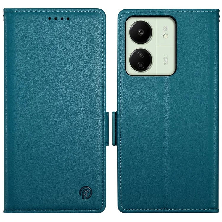DF-010 For Xiaomi Redmi 13C 4G / 13C 5G / Poco C65 4G / Poco M6 5G / 13R 5G Case Card Holder Leather Stand Phone Cover