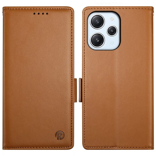 DF-010 For Xiaomi Redmi 12 4G Phone Case Anti-Drop Leather Flip Cover