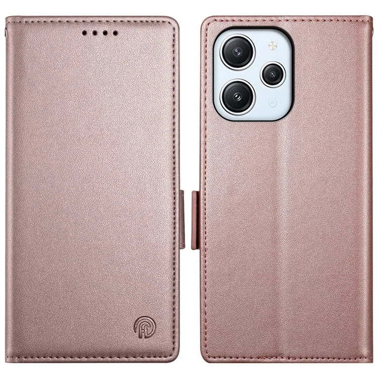 DF-010 For Xiaomi Redmi 12 4G Phone Case Anti-Drop Leather Flip Cover
